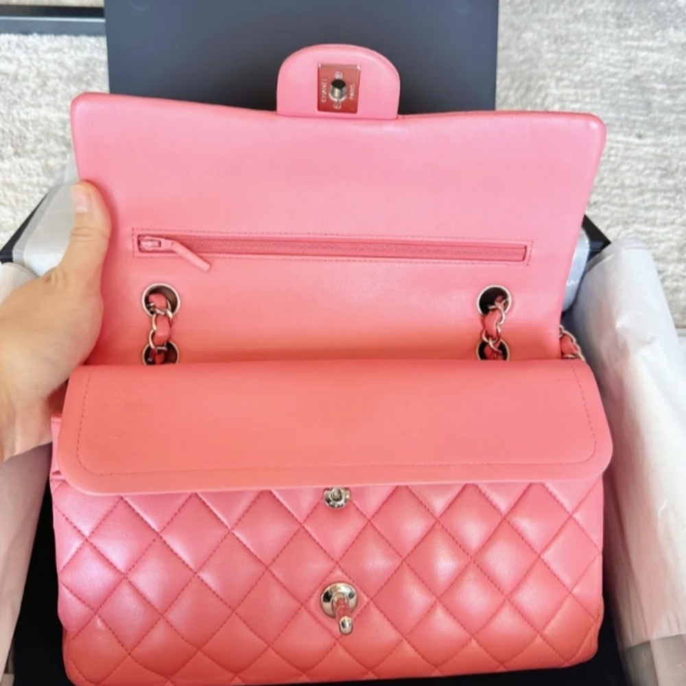 Chanel Lambskin Medium Double Flap - Picture 7 of 10
